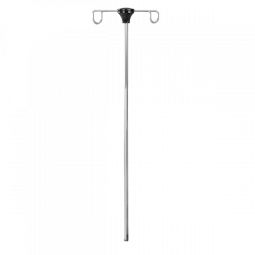 Инфузионная стойка GIVAS съемная, 2 крюка, нержавеющая сталь