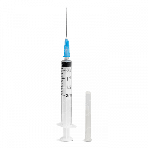 Benovy шприц 2 мл, 3-х комп., игла 0,6x30мм  (23Gx1 1/4") luer slip 120 шт/уп