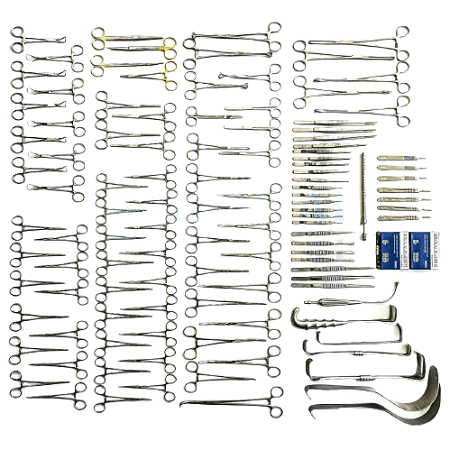 н2-7мт Набор инструментов операционный для торакальной и абдоминальной хирургии